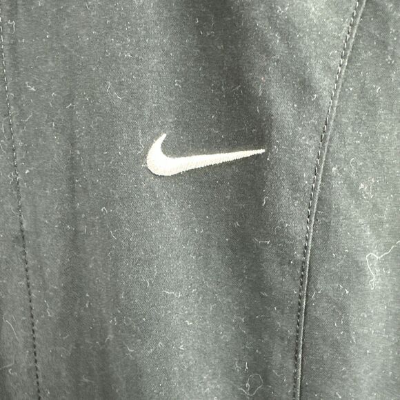 Nike Black And White Striped Windbreaker Full Zipper Jacket Adult Large 12-14 - Picture 3 of 9